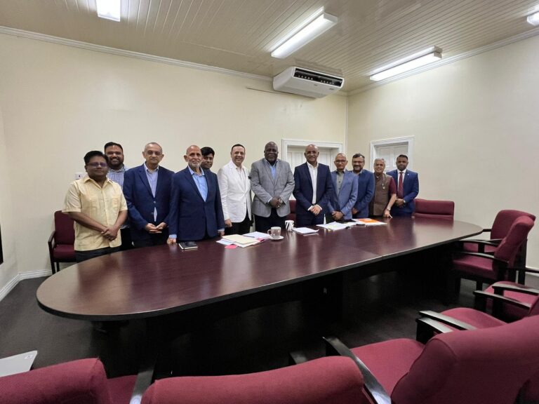 Daaji & his core team members based in the United States during the visit to Guyana met with VP. Jagdeo & PM. Mark Philips last week.